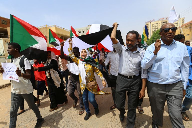Protest against tribal conflicts in the Blue Nile region in Sudan