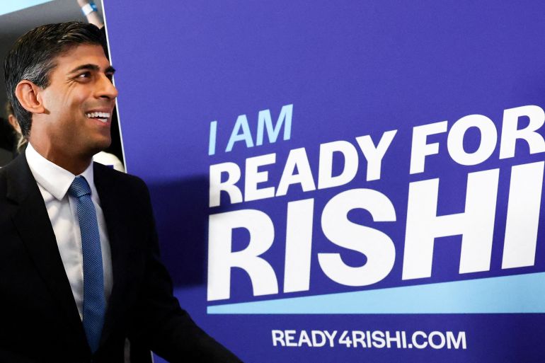 Former Chancellor of the Exchequer Rishi Sunak launches leadership campaign, in London
