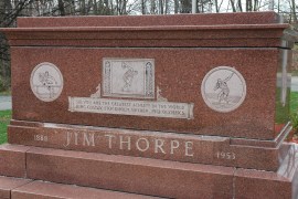 The Jim Thorpe Memorial in Jim Thorpe
