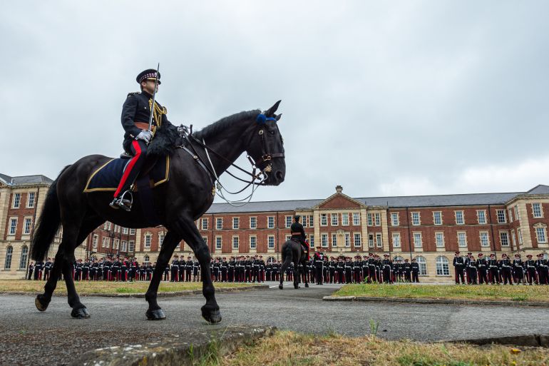 Sovereign’s Parade At Sandhurst Royal Military Academy