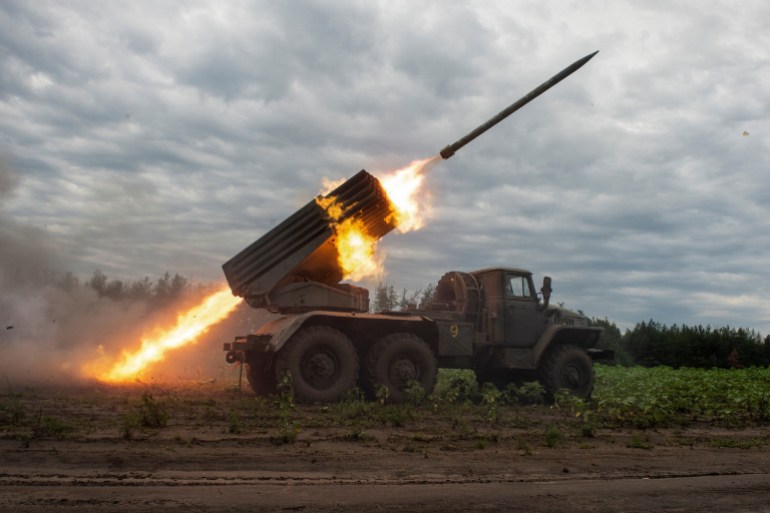 Russia's attack on Ukraine continues, in Kharkiv region