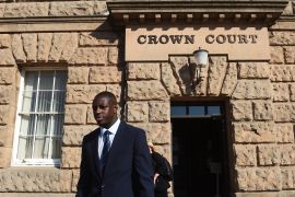 Manchester City's Benjamin Mendy leaves the Chester Crown Court following his trial for allegations of rape and sexual assault