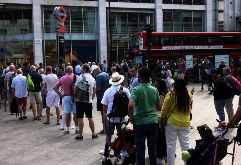 London Underground workers strike disrupts travel services in London