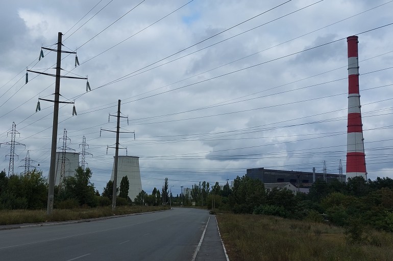 محطة لإنتاج الطاقة الكهربائية في كييف