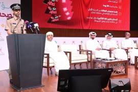 موتمر صحفي يشرح ستضافة جمهور كأس العالم في سلطنة عمان (الجزيرة)