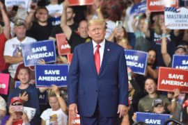 Save America rally in Wilkes-Barre Township, Pennsylvania