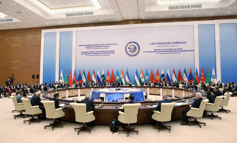 Shanghai Cooperation Organization (SCO) leaders' summit in Samarkand