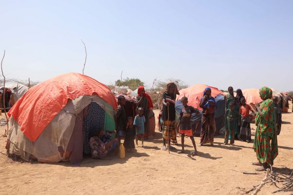 Drought stricken Baradere in southern Somalia