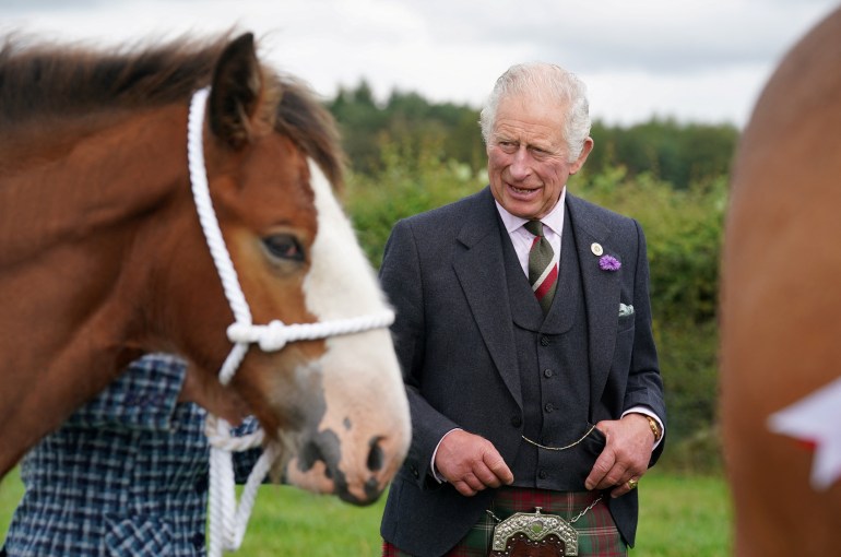 Britain's Prince Charles visits Lanarkshire