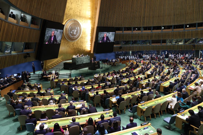 World leaders address the 77th Session of the United Nations General Assembly at U.N. Headquarters in New York City