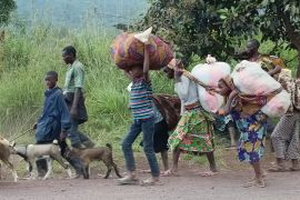 Residents in Kibumba flee due to clashes in Congo