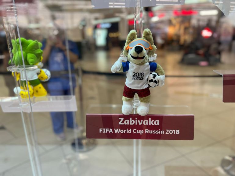 زابيفاكا تميمة كأس العالم في روسيا 2018 (الجزيرة) 