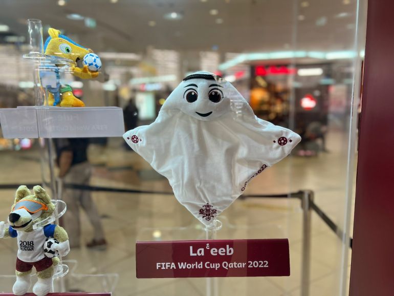 لعيب تميمة كأس العالم قطر 2022 (الجزيرة)