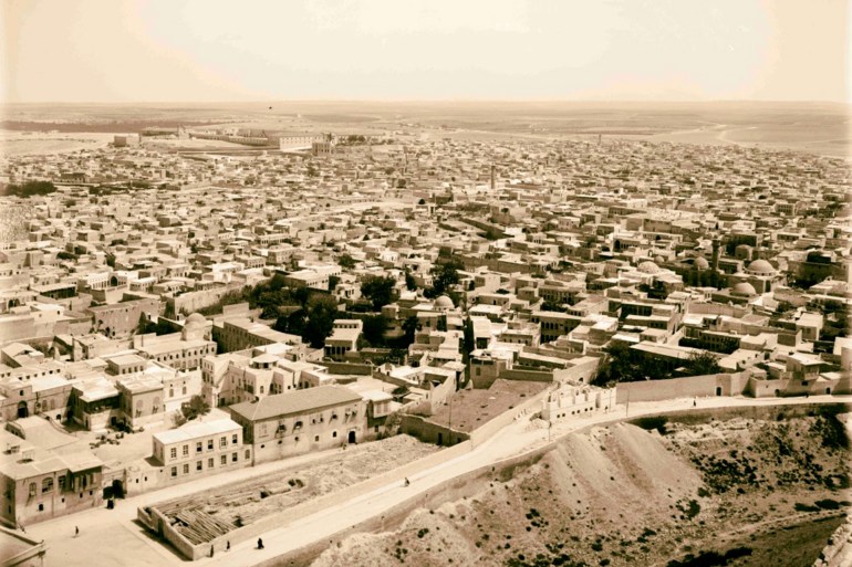 Aleppo from castle. 1898, Syria, Aleppo. (Photo by: Sepia Times/Universal Images Group via Getty Images)