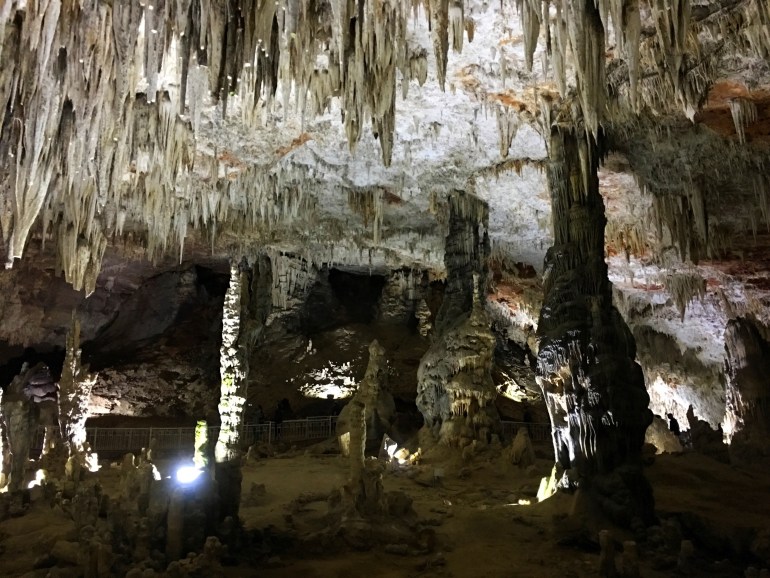 Inside the Beni Add Caves (Les Grottes de Beni Add) in Tlemcen, Algeria.