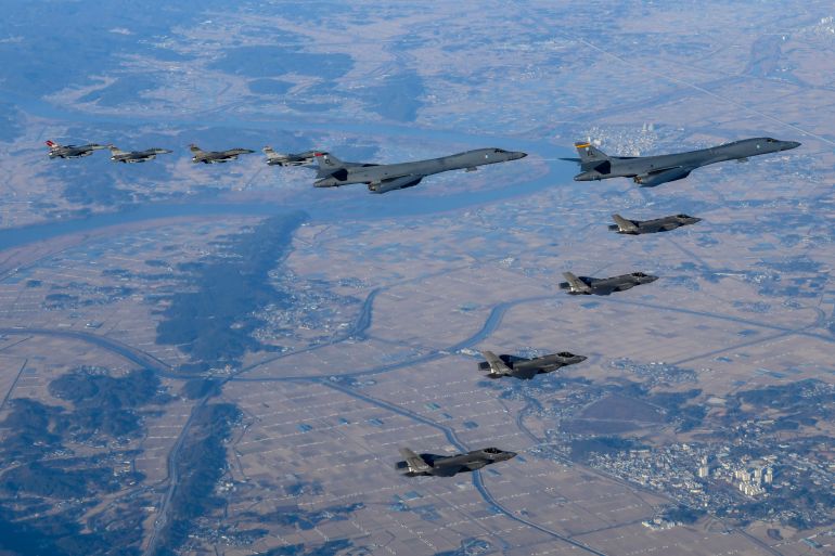 U.S. Bombers Stage Joint Drills With South Korean Fighter Jets