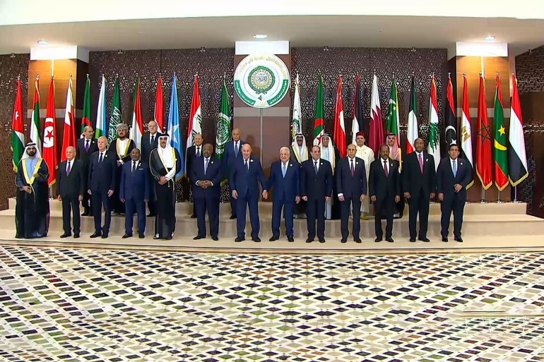 القمة العربية في الجزائر 2022 المصدر: شاشة الجزيرة