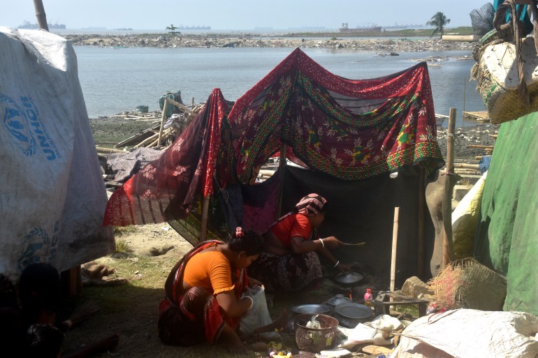 Aftermath of Cyclone Sitrang in Bangladesh
