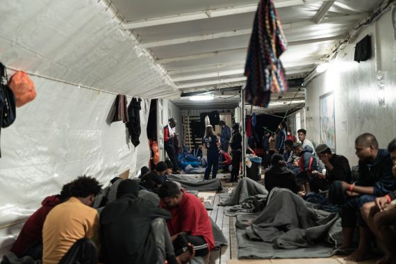Irregular migrants rescued in Mediterranean Sea