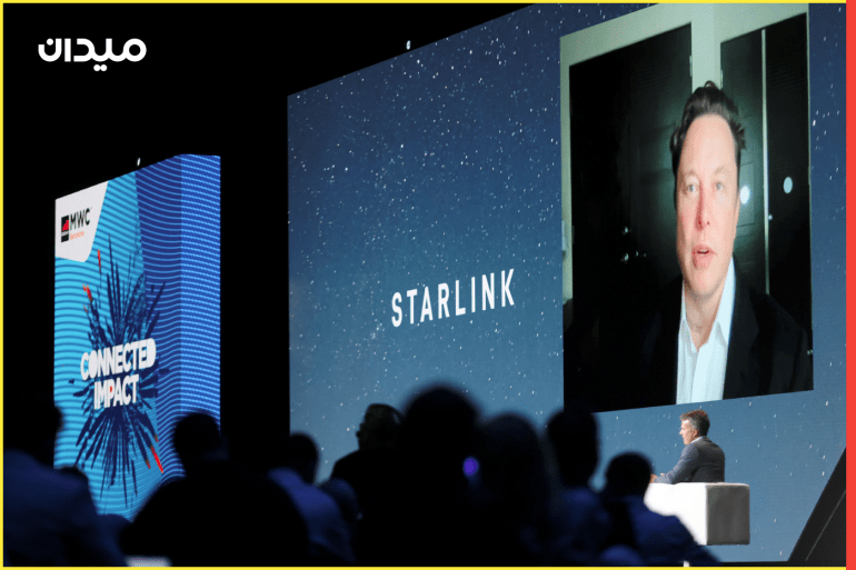 SpaceX founder and Tesla CEO Elon Musk speaks on a screen during the Mobile World Congress (MWC) in Barcelona, Spain, June 29, 2021. REUTERS/Nacho Doce