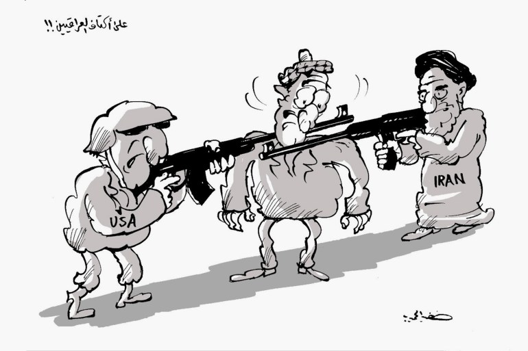 رسام الكاريكاتير العراقي خضير الحميري