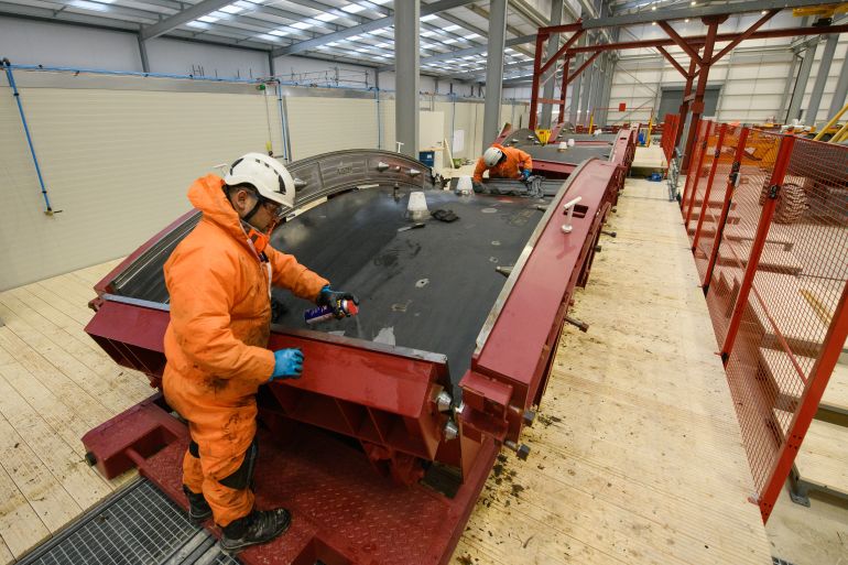 Giant Tunnelling Machines Arrive At HS2 Chiltern Site