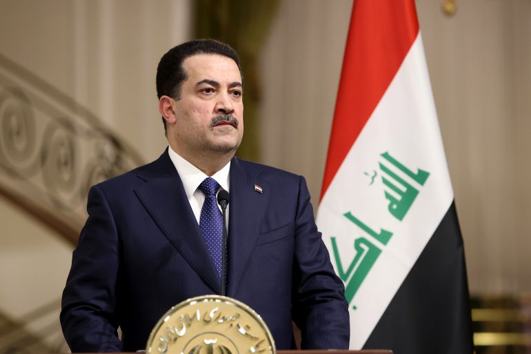 Iraqi Prime Minister Mohammed Shia al-Sudani in Iran