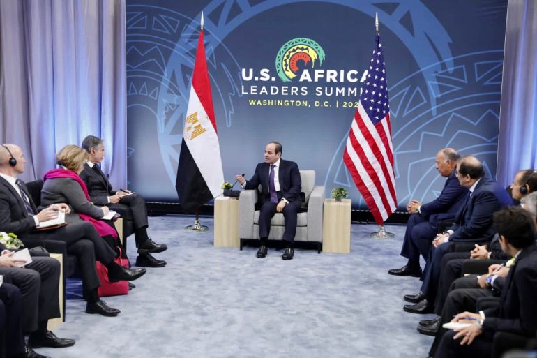 Egyptian President Abdel Fattah El-Sisi in US as part of the US-Africa Leaders Summit