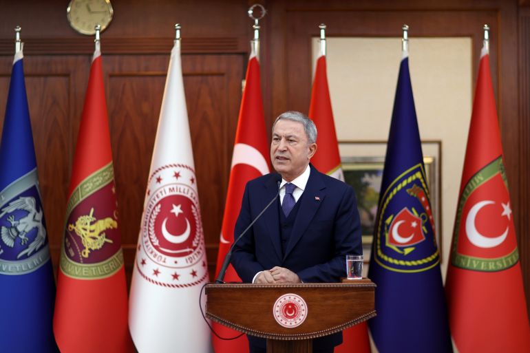 Turkish Defense Minister Hulusi Akar