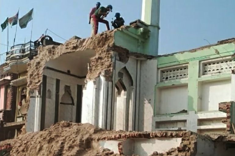 A 300 Year Old Mosque In UP's Muzaffarnagar Demolished To Widen National Highway