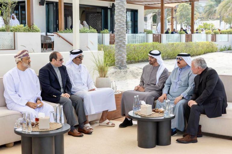 Leaders of 6 Arab countries hold meeting in Abu Dhabi