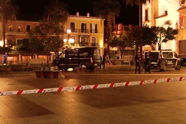 Stabbing incident at a church in Algeciras