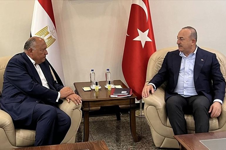 وزير الخارجية التركي يستقبل نظيره المصري في أضنة