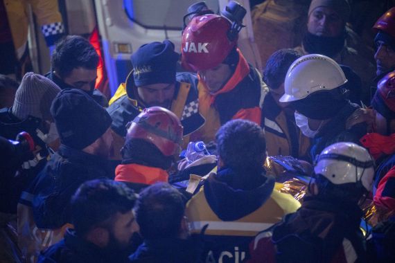 Woman rescued 164 hours after earthquake in southern Turkiye