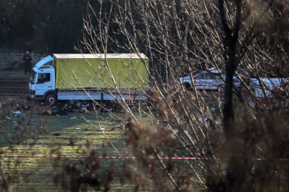Eighteen people died in a truck near Sofia