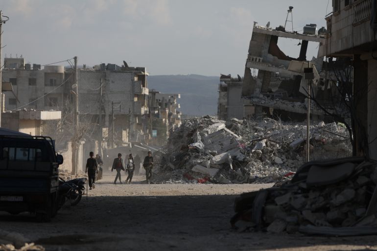 Kahramanmaras-centered earthquakes causes destruction in Jindires town of Syria