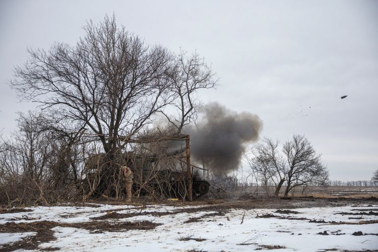 Russia's attack on Ukraine continues near the frontline town of Bakhmut