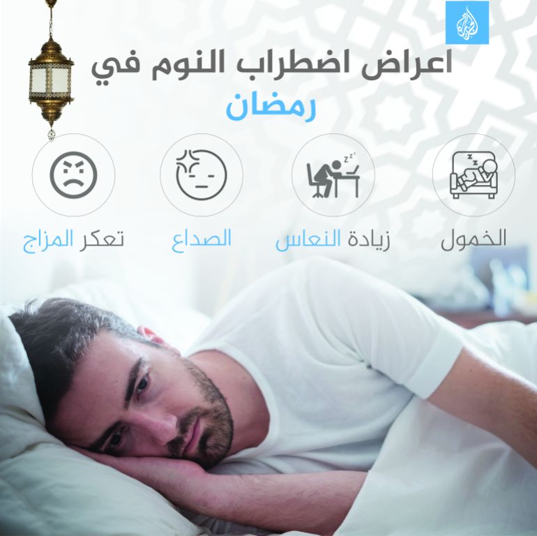 أعراض اضطراب النوم في رمضان