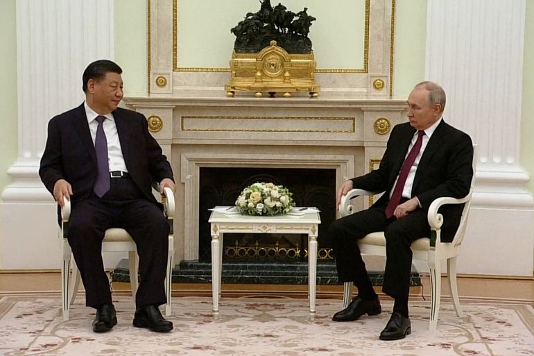 زيارة الرئيس الصيني إلى روسيا