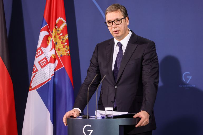 Chancellor Scholz Receives Serbian President Vucic