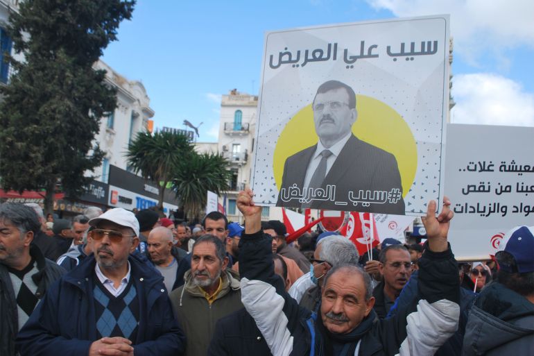 الصورة 2: جانب من احتجاجات جبهة الخلاص المعارضة للمطالبة بإطلاق سراح المساجين/العاصمة توس/يناير/كانون الثاني 2023