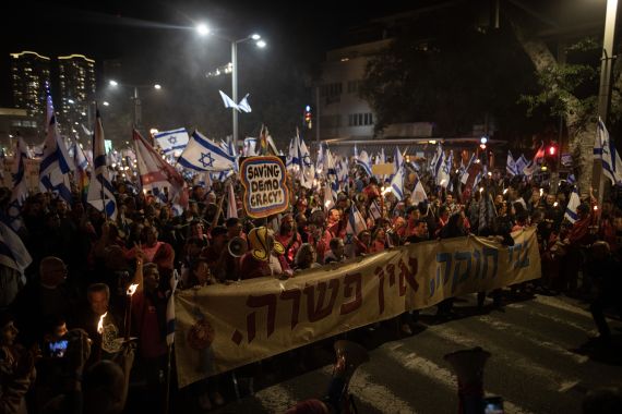 Israelis continue protest against gov't judicial overhaul plan