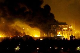 انفجار هز بغداد خلال غارات أميركية يوم 21 مارس/آذار 2003 (رويترز-أرشيف)