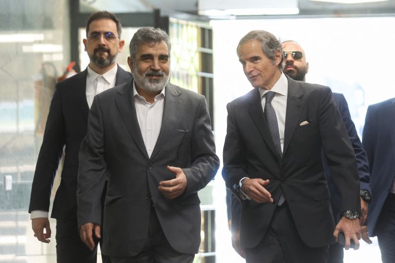 IAEA Director General Grossi meets with Head of AEOI Eslami in Tehran