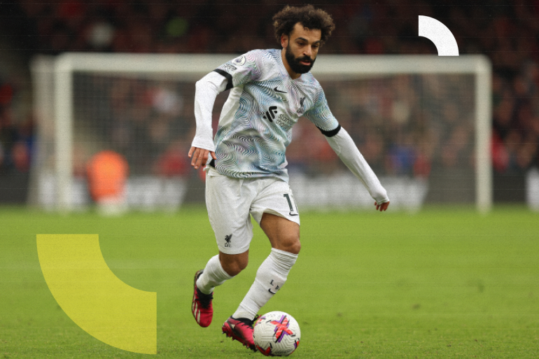 BOURNEMOUTH, ENGLAND - MARCH 11: Mohamed Salah of Liverpool runs with the ball during the Premier League match between AFC Bournemouth and Liverpool FC at Vitality Stadium on March 11, 2023 in Bournemouth, England. (Photo by Luke Walker/Getty Images)