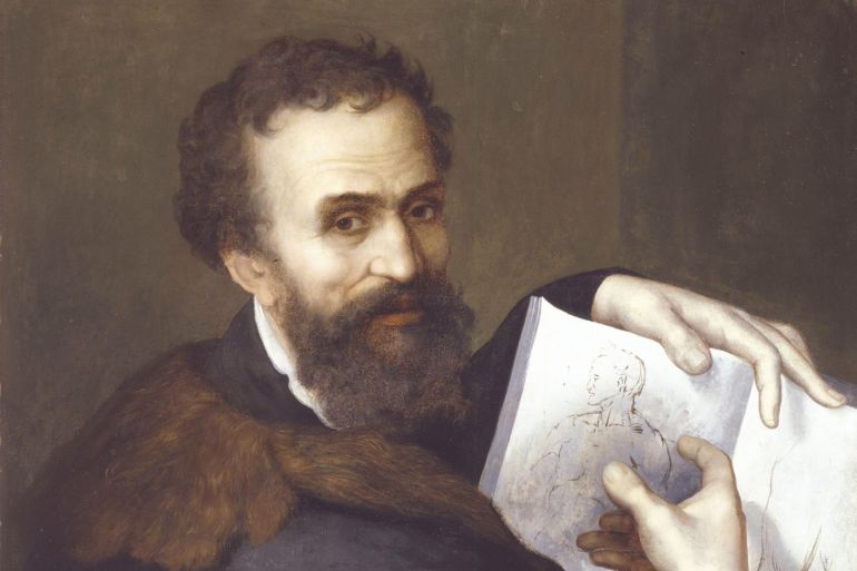 Portrait of Michelangelo Buonarroti. Private Collection. (Photo by Fine Art Images/Heritage Images/Getty Images)