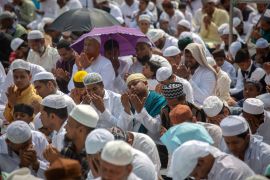 تكررت التعليقات المناهضة للمسلمين في الهند وخطاب الكراهية ضدهم في البرلمان وخارجه (غيتي)