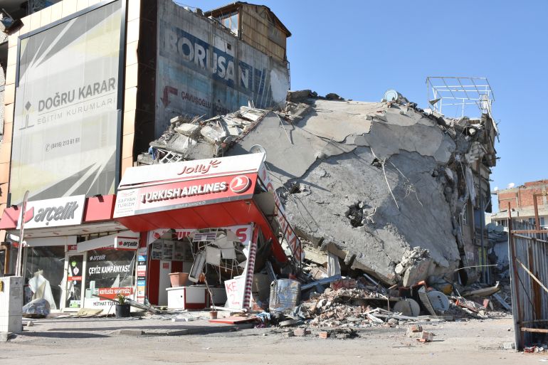 Aftermath of the earthquakes in Adiyaman