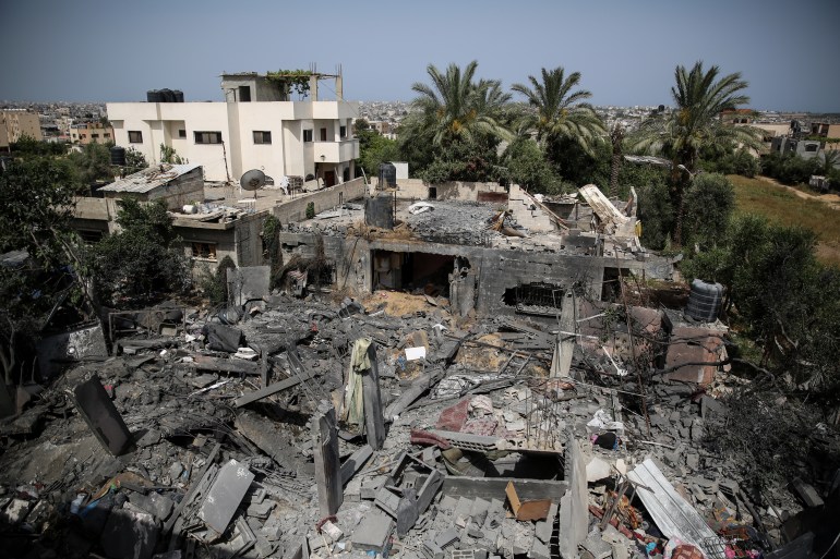 غزة: البيوت شمال قطاع غزة تدمرت وتضررت ما يحيط بها.