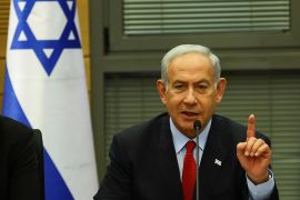 Israeli Prime Minister Benjamin Netanyahu addresses the Knesset